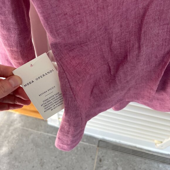 Matthew Bruch Linen Top - Picture 5 of 5